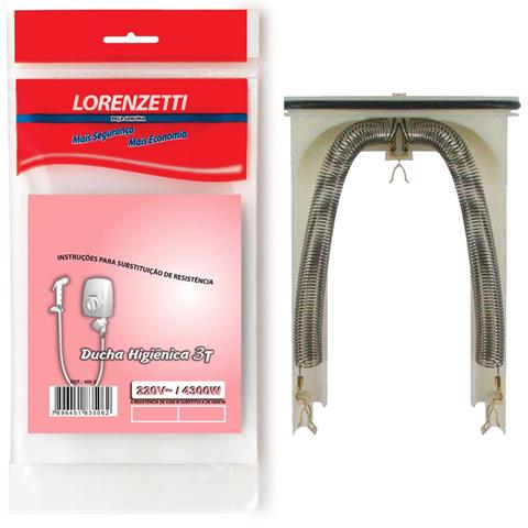 Resistência Lorenzetti para Ducha Higiênica 3 Temperaturas 220V 4300W