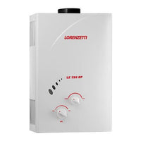 Aquecedor De Água A Gás Lorenzetti Lz750bp 7,5l Glp Branco