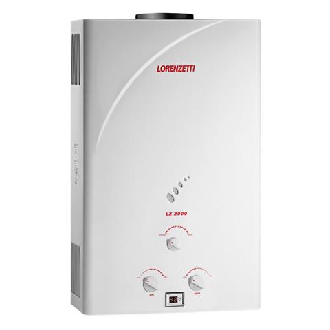 Aquecedor De Água A Gás Lorenzetti 20l Mecânico Glp Branco