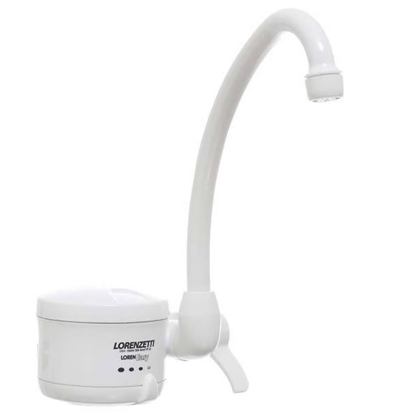 Torneira Elétrica Lorenzetti Loren Easy 4T 4800W 127V Branca
