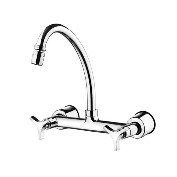 MISTURADOR COZINHA PAREDE BICA MOVEL LOREN TRIO 1258 C33