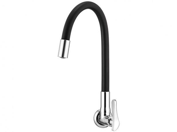 Torneira de Parede Flex Lorenzetti 1178 B27 Black e Cromada
