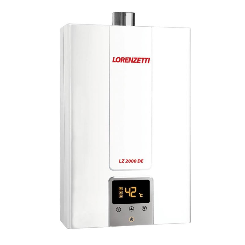 AQUECEDOR LORENZETTI 20L DIGITAL LZ2000DE-BRANCO GLP BIVOLT