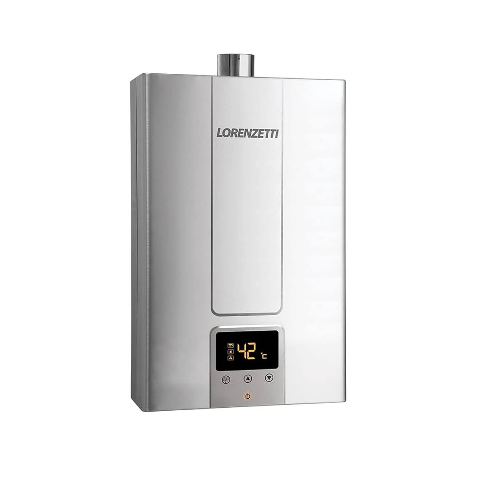AQUECEDOR LORENZETTI 20L DIGITAL LZ2000DE-INOX GLP