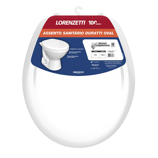 Assento Sanitário Lorenzetti Duratti PP Branco