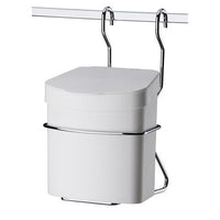 Suporte com lixeira suspensa 25l branca Future