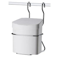 Suporte com lixeira suspensa 25l branca Future