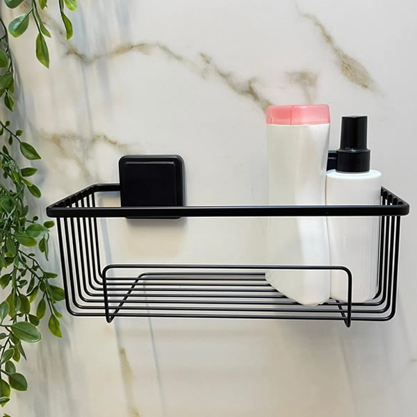 SUPORTE  PARA SHAMPOO PRETO FOSCO FUTURE