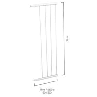 Extensor Para Grade De Proteção Kiddo 72cm X 24cm Branco
