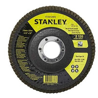 Disco Flap Stanley 4.1/2 Polegadas Grão 120 Black E Decker