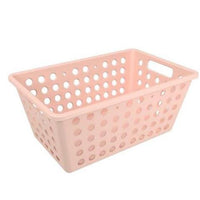 Cesta Organizadora Retangular Grande Coza Rosa 4,7 Litros