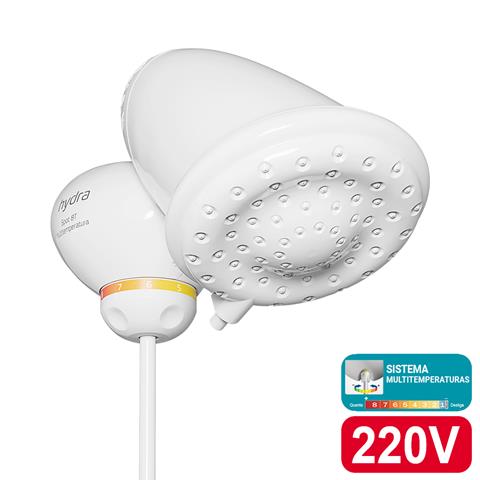 Ducha Elétrica Hydra Spot 8T 6800W 220V Branca