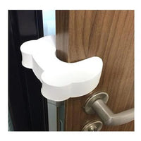 Protetor De Porta Em Eva Formato Urso Branco Bemfixa