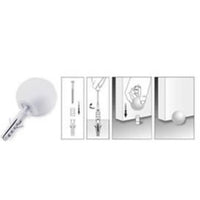 Batedor De Porta Bola Branco Bemfixa