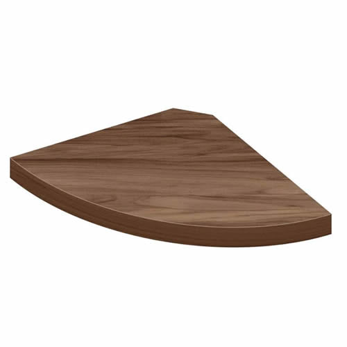 BEMFIXA PRATELEIRA CANTO 28,5X28,5X1,5CM CASTANHO