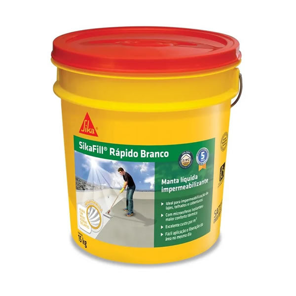 Impermeabilizante Sika Sikafill Rápido Branco 15kg