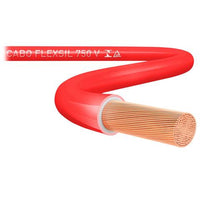 Cabo Flexível 25mm Vermelho 100m Elétrica Danúbio