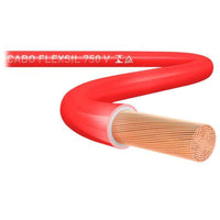 Cabo Flexível 25mm Vermelho 100m Elétrica Danúbio
