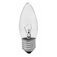 Lâmpada Vela Lisa Clara 40w 127v E27 Brasilux