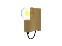 Arandela Brasilux Bilboque 1xE27 Ouro