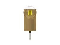 Arandela Brasilux Bilboque 1xE27 Ouro
