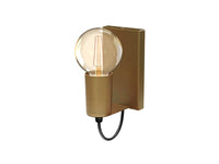 Arandela Brasilux Bilboque 1xE27 Ouro