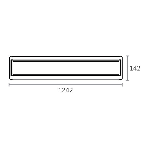 LUMINARIA TASCHIBRA LED TL SLIM 20 EMBUTIR AUTOVOLT 3000K BR