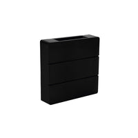 Arandela Led Taschibra Pilar 6w Facho Duplo 3000k Preta