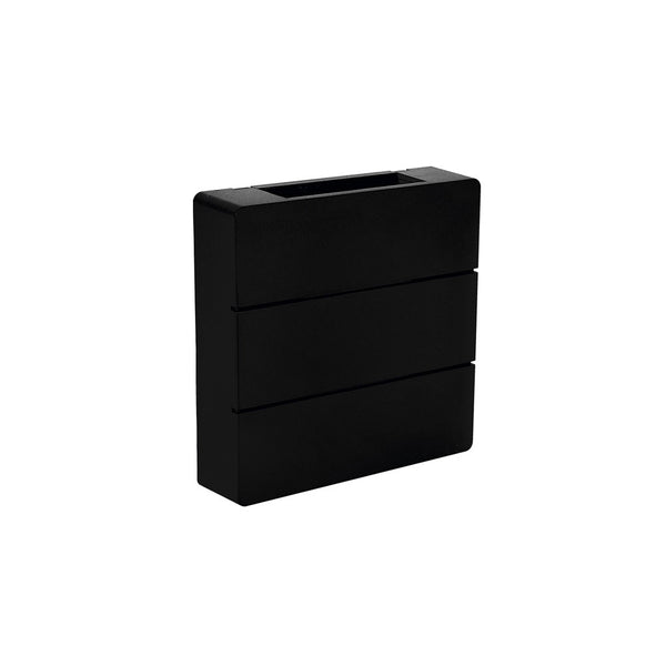 Arandela Led Taschibra Pilar 6w Facho Duplo 3000k Preta