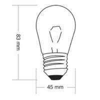 Lâmpada Para Geladeira E Fogão Brasilux 40w 127v E27