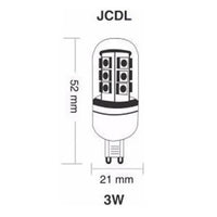 Lampada Led G9 Espiga 3W 2200K Bivolt Brasilux