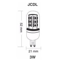 Lampada Led G9 Espiga 3W 2200K Bivolt Brasilux