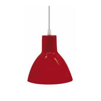 Luminária Taschibra Td 6221 E27 Vermelha Brasilux