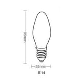 Lâmpada Vela Lisa Clara 40W E14 127V