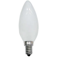 Lâmpada Vela Lisa Leitosa Brasilux 40w 127v E14