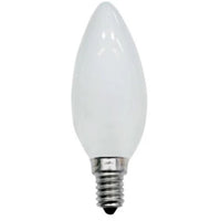 Lâmpada Vela Lisa Leitosa Brasilux 40w 127v E14