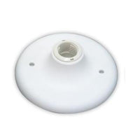 Plafon De Pvc Brasilux Com Soquete Cerâmico 14x14cm Branco