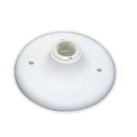 Plafon De Pvc Brasilux Com Soquete Cerâmico 14x14cm Branco