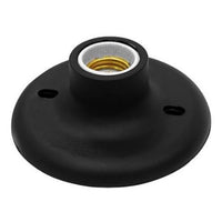 Plafon Pvc Taschibra Com Soquete Ceramico Preto 15x15cm