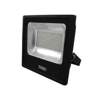 Refletor Led Slim 200w 6500k Brasilux Preto