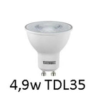 Lampada Led Dicroica Gu10 4.9w 6500k Taschibra