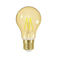 Lampada Led Filamento Vintage A60 Taschibra Autovolt Ambar 4w