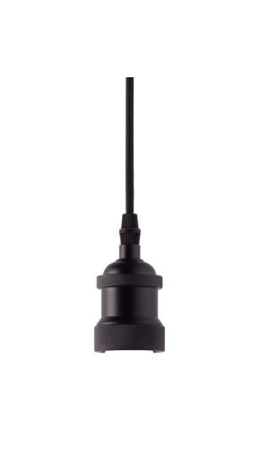 PENDENTE TASCHIBRA DOT METAL DECOR PRETO