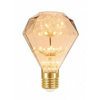 Lampada Led Fireworks Vintage D95 Ambar Brasilux