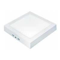 Placa Led Sobrepor Quadrada 12w 6500k Bivolt Brasilux