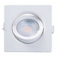 Spot De Embutir Quadrado Led 7w 3000k Brasilux
