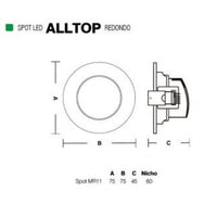 Spot Led Redondo Mr11 3w 6500k Brasilux