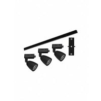 Kit Trilho Taschibra Direct Led 3000k Preto 101cm Brasilux
