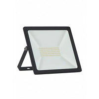Refletor Led Slim Taschibra 50w 3000k Preto Brasilux