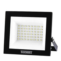 Refletor Led Slim 50w 6500k Brasilux Preto